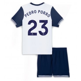 Dětské fotbalový komplet Tottenham Hotspur Pedro Porro #23 Domácí košile 2024-25 Krátkým Rukávem